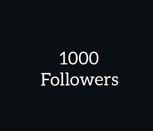 1k Followers