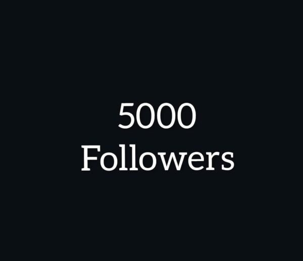 5k Followers